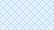 Diagonal Blue Plaid Checkered Background