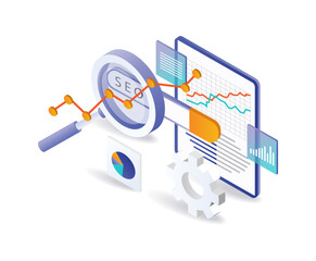 Wall Mural - business optimization seo management