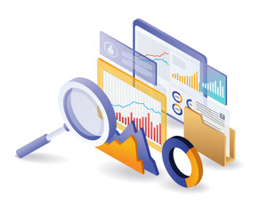 Wall Mural - business optimization seo analysis management