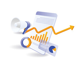 Wall Mural - business development analysis data campaign