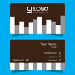 creative modern name card and business card