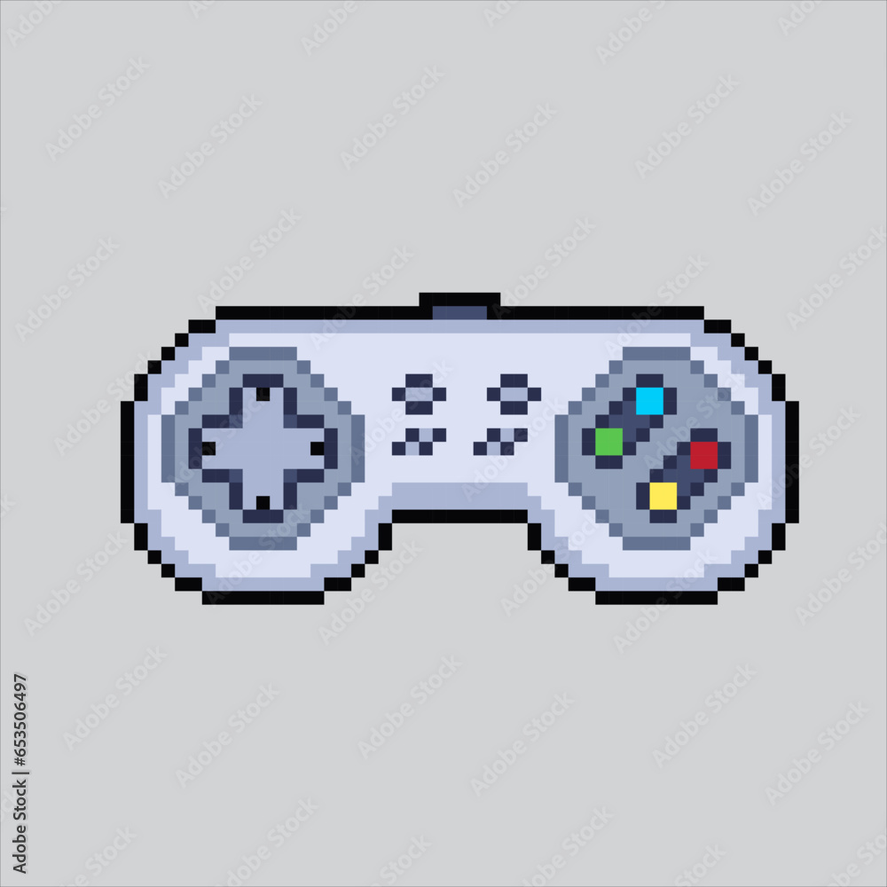 Pixel art illustration Joystick. Pixelated Joystick. Console joystick controller icon pixelated
for the pixel art game and icon for website and video game. old school retro.
