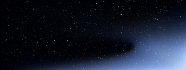 Wall Mural - astrology horizontal star universe background. the night with nebula in the cosmos. milky way galaxy