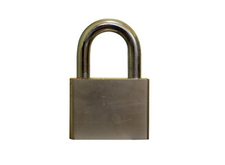 Wall Mural - padlock isolated on transparent background