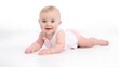 © Christopher - Capturing the Innocence of a Baby Laughing Joyfully on a Clean White Background
