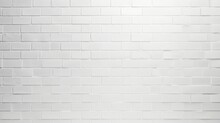 A Clean And Minimalistic White Brick Wall Background, Suitable For Various Applications