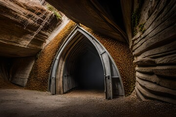 Wall Mural - tunnel in the tunnel