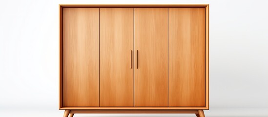 Poster - Inspiring modern wooden wardrobe for home interior design