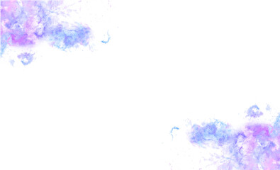 Wall Mural - Blue Clouds Outer Nebula Galaxy PNG transparance background
