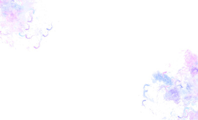 Wall Mural - Blue Clouds Outer Nebula Galaxy PNG transparance background