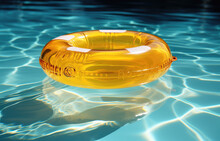 Life Buoy In The Pool