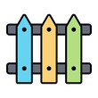 © Michael - Fence Colored Outline Icon
