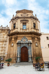 Wall Mural - Porta Garibaldi in Marsala, Sicily, Italy,