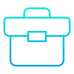 Canvas Print - Outline gradient Tool Box icon