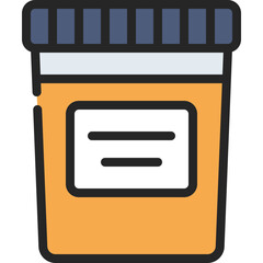 Wall Mural - Urine Test Beaker Icon