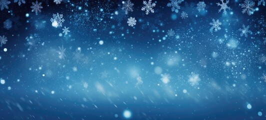 Wall Mural - snow snowflakes cold winter frozen background texture, ai