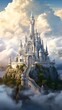 large castle mountain sky background stunning fairy exquisite architecture illustrated top cow comics impossible dream building digest monarchy