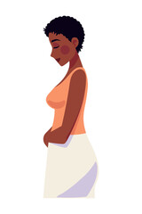 Sticker - months pregnant character