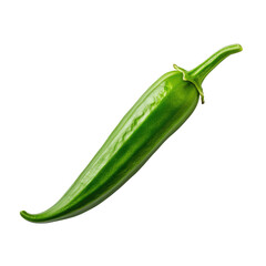 Sticker - Okra isolated on transparent or white background png