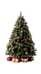 christmas tree with christmas decorations