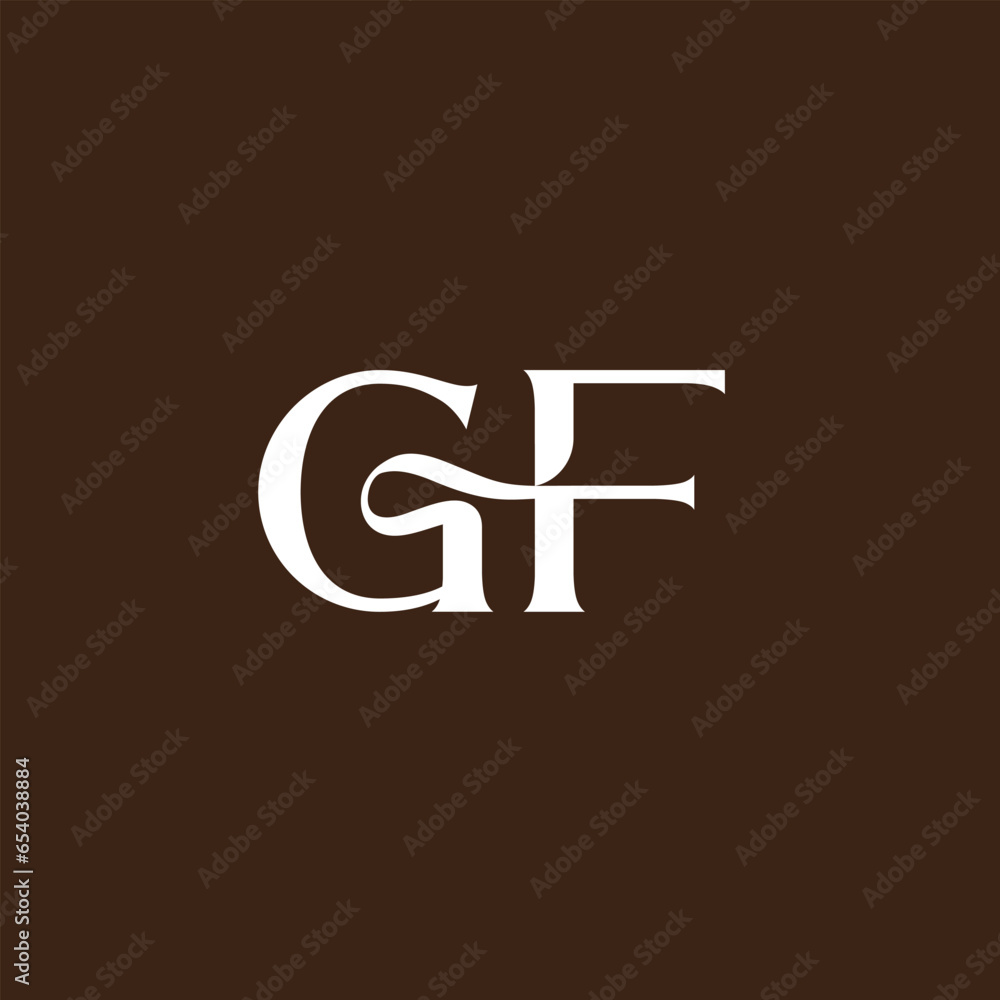 Gf Icon Letters Initial Letter gf Logo Design Monogram Creative Modern Sign Symbol Icon ...