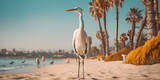 Fototapeta  - Egret birds Generative Ai

