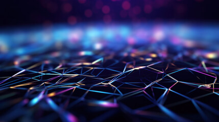 Wall Mural - abstract background with dark purple glass waves