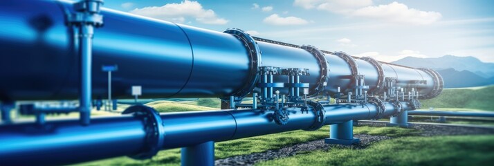 Poster - Raw Water Transfer Pipe in H2O Purification Plant.