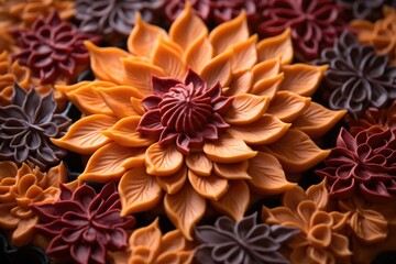 Poster - close-up of a unique fall-themed pie crust design