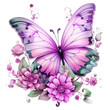 butterfly on pink background watercolor, artwork, clip art, clipart, water color, png