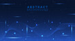 © Krit - Abstract Waving Particle Technology Background Design.