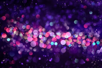 Wall Mural - abstract purple and pink bokeh background.