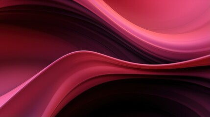 Wall Mural - Abstract Red Silky Wave Pattern Background Wallpaper