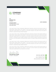 Wall Mural - modern creative & clean business style letterhead. modern and minimalist company business letterhead