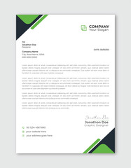 Wall Mural - modern creative & clean business style letterhead. modern and minimalist company business letterhead