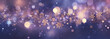 Abstract Christmas Background with glitter  lights and stars, out of focused background banner