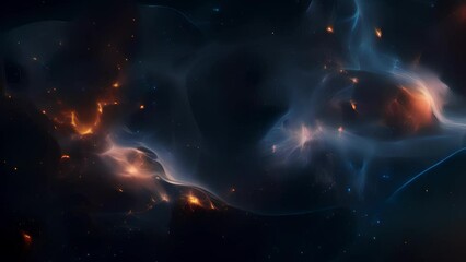 Wall Mural - through the lens of deep space photography, the captivating beauty of galactic filaments unfolds, sh