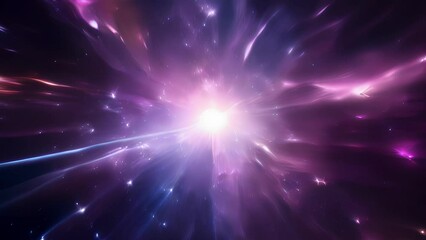 Wall Mural - a breathtaking image unveils the aweinspiring phenomenon of cosmic rays, transforming the cosmologic