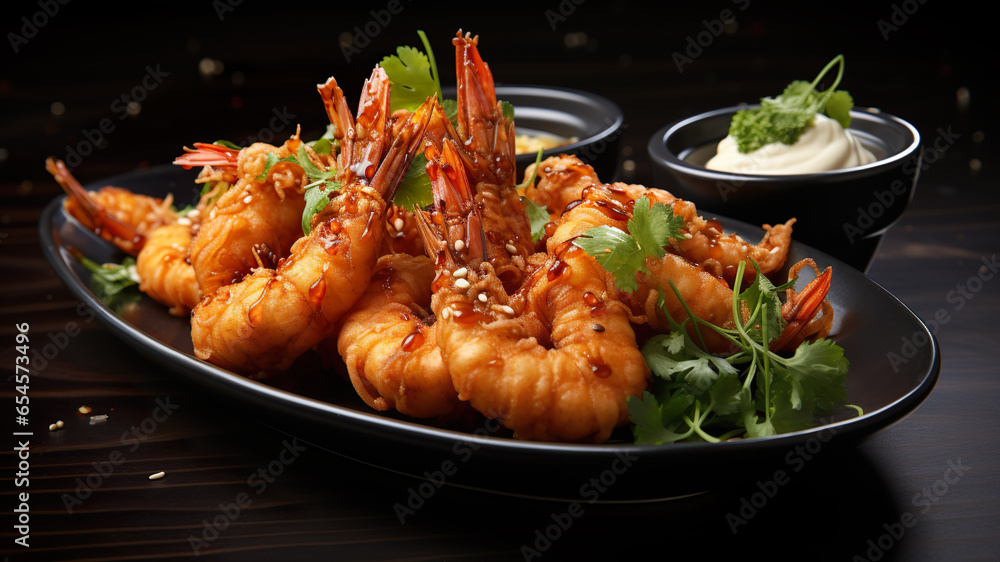 "Knuspriger Genuss: Frittierte Garnelen im verlockenden Teigmantel ... "Knuspriger Genuss: Frittierte Garnelen im verlockenden Teigmantel ...