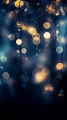 Leinwandbilder - NIght Bokeh : Generative AI