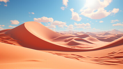 Wall Mural - sand dunes in the desert UHD wallpaper Stock Photographic Image