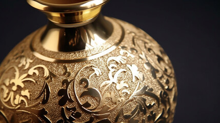 Wall Mural - antique brass vase UHD wallpaper Stock Photographic Image