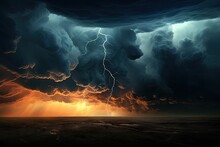 Impressive Thunderstorm On The Horizon