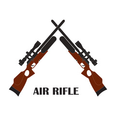 Wall Mural - Air rifle icon