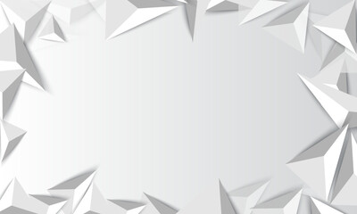 Wall Mural - Triangle design background vector. Modern Triangle geometric background vector