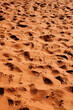 砂漠の砂と足跡