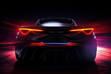 Poster - Sport car s backlight