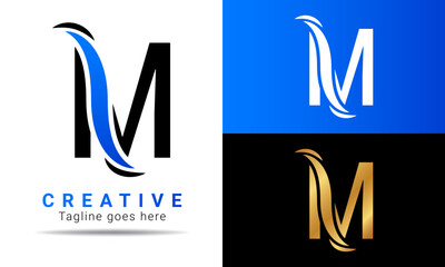 M Letter Logo Design Template. Creative Modern M Letter logo icon vector