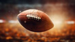 © red_orange_stock - Close up of an American football ball in play
