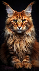 Poster - Maine Coon, gato grande 